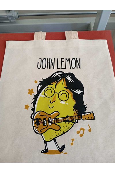 GİFTORA Funny Humor-7 Printed Raw Cloth Bag 35X40 cm