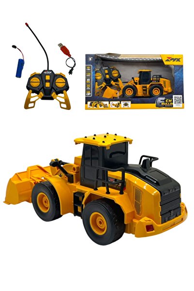 JOYFUL CHİLD Uzaktan Kumandalı 1:24 Ölçek Dozer Full Fonksiyon Kamyon İş Maki...