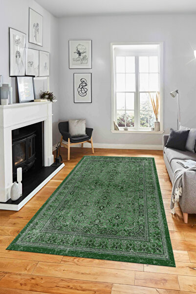 Viyana Home Dijital Baskılı Kaymaz Taban Etnik Klasik Modern Yıkanabilir Yolluk Mutfak Salon Halısı