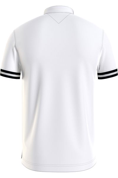 Tommy Hilfiger Herren-Polo-T-Shirt – Monotype Cuff, Slim Fit, T-Shirt mit Rollkragen