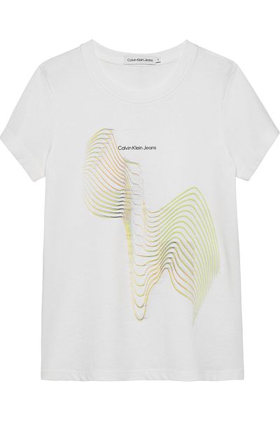 Calvin Klein Graphic Print Crew Neck T-Shirt