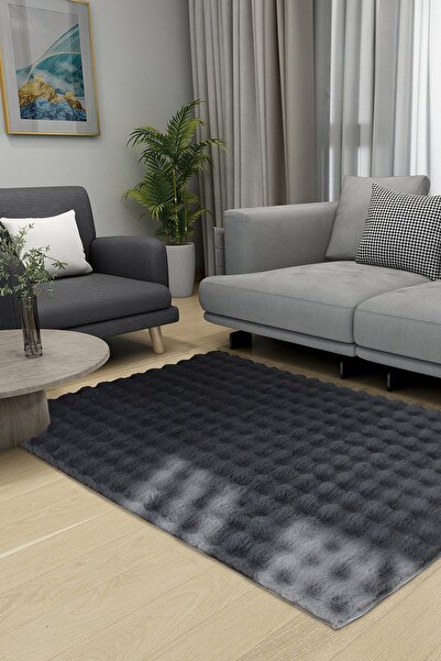 Turkrugs Sıcaklığın ve Rahatlığın Yumuşak dokusu Bubble Dayanaklı Yıkanabilir...