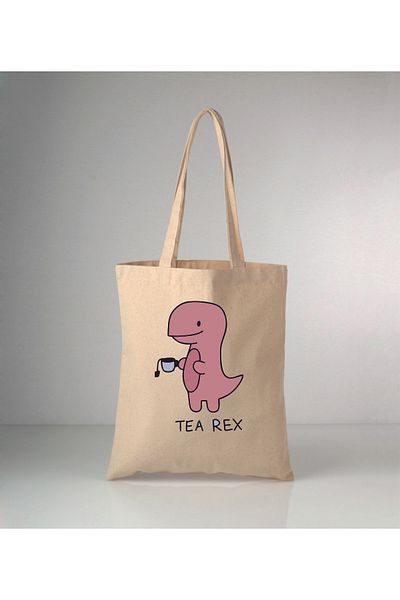GİFTORA Funny Humor-5 Printed Raw Cloth Bag 35X40 cm
