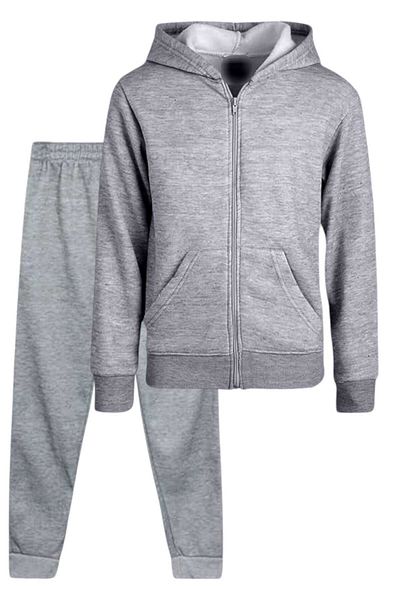 Uniquetrenders Unisex παιδικό φούτερ και σετ Jogger - με κουκούλα και φερμουάρ