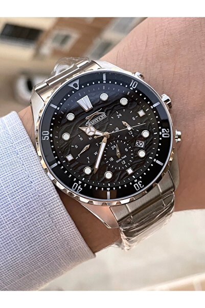 Slazenger ساعة يد رجالية مع وظيفة مقاومة للماء 5 ATM