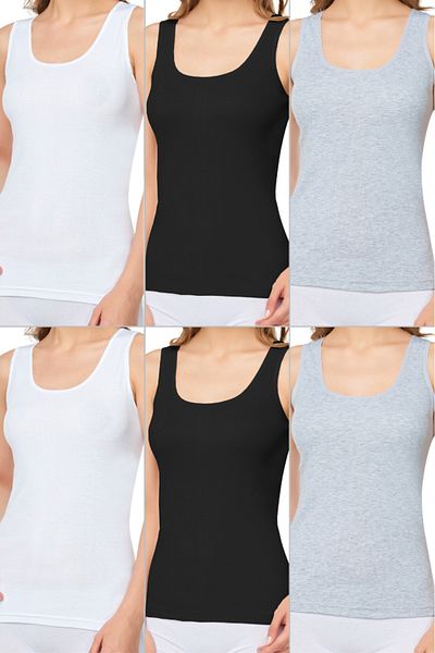 CNT Pachete de 6 paturi sportive cu curele late din bumbac și lycra pentru femei