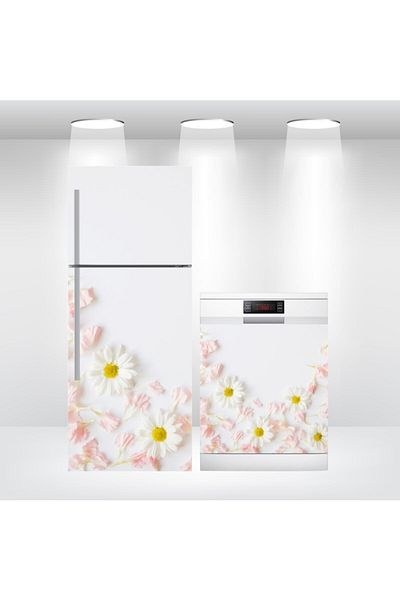 Bigaimaj Foil Daisy - Autocolant adeziv pentru frigider și mașină de spălat vase
