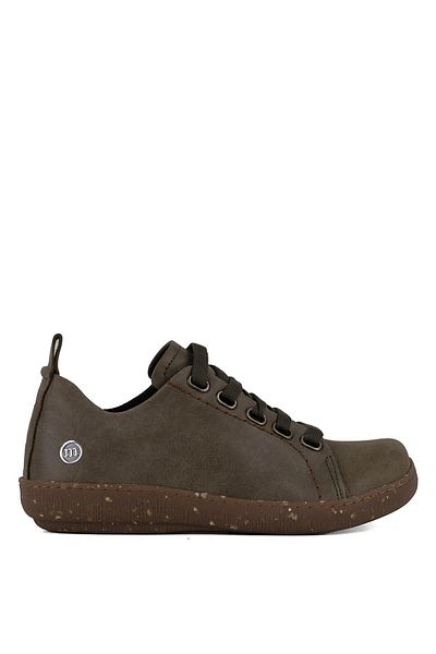 Mammamia D24KA-125 Pantofi casual dama din piele naturala - kaki