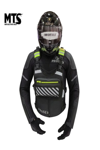 MTS Reflektörlü Göğüs Çantası