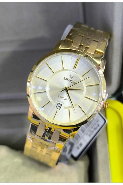 Raymond Metal Gold Men's Wristwatch