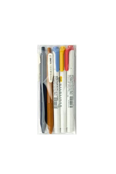 Zebra Manga Summer Festival - Japanese Limited Edition Set 3Pcs. Double Ended Mildliner 2Pcs and Sarasa Clip