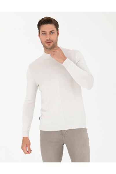 Pierre Cardin سترة تريكو نصف ياقة ضيقة من Stone Slim Fit 50281845-VR049