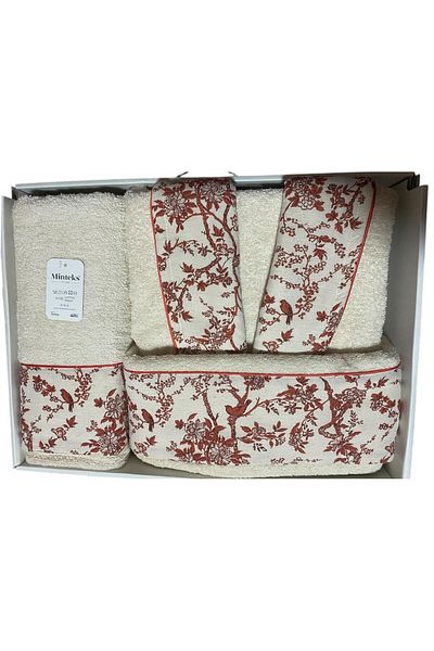 Minteks Women's Bathrobe Set - 3-Piece Bathrobe Set