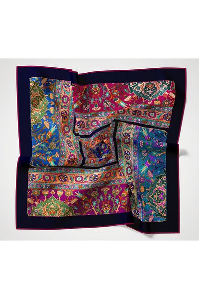 Silk Home Silk Home Twill Polyester Ethnic Pattern Scarf