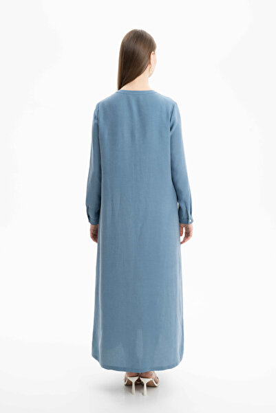 Aker Hakim Yaka Rahat Kesim Elbise