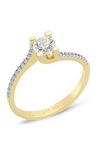 Sembol Gold Altın Tektaş Yüzük