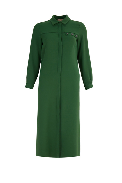 Aker Cep Kapağı İşleme Detaylı Ferace