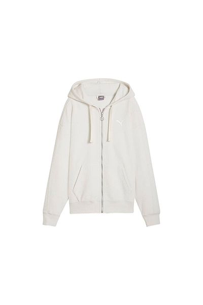 Puma Λευκό γυναικείο casual μπουφάν - Κάθε κουκούλα με φερμουάρ 68163605