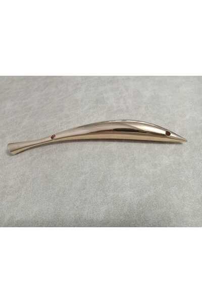 hobi duragı 24 Cm Yunus Model Gold Metal Çanta Sapı- Tekli