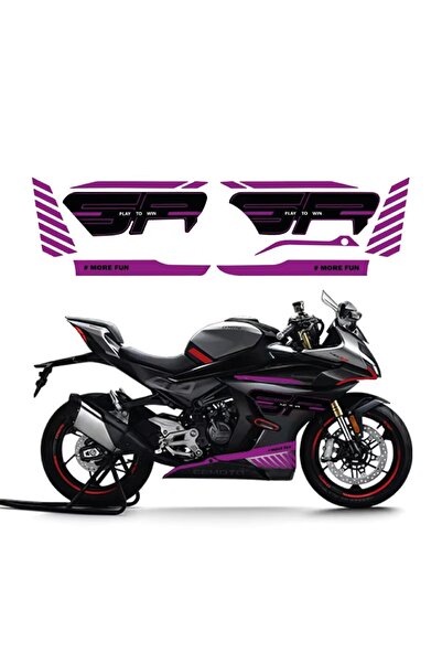 Motiker CF MOTO 450SR Mor Orijinal Tasarım Takım Sticker