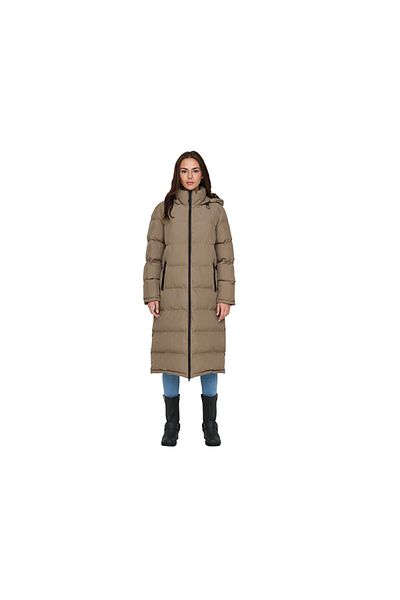 ONLY Onlpaula Premium Puffer Women's Casual Coat 15326655 -Walnut Cream
