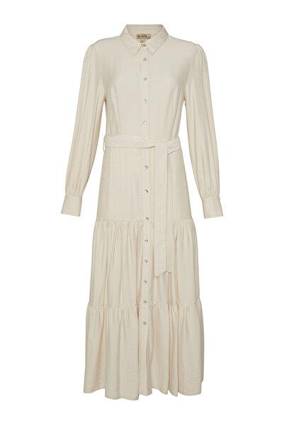 Aker Belden Kuşaklı Elbise