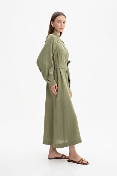 Aker Linen Judge Collar Dress
