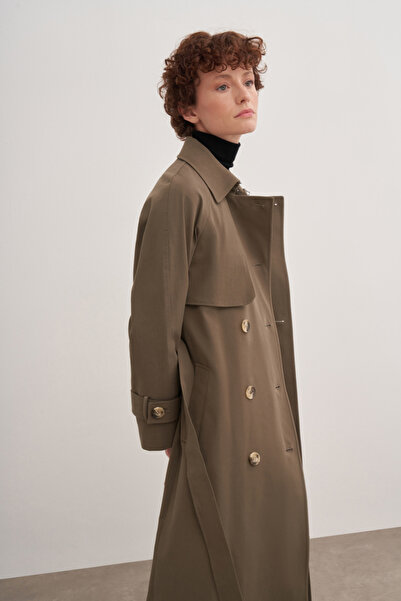 Aker Çift Rüzgarlıklı Kruvaze Trençkot