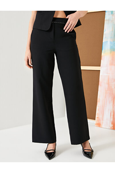 Koton Palazzo Pantolon Cepli Sim İşleme Detaylı