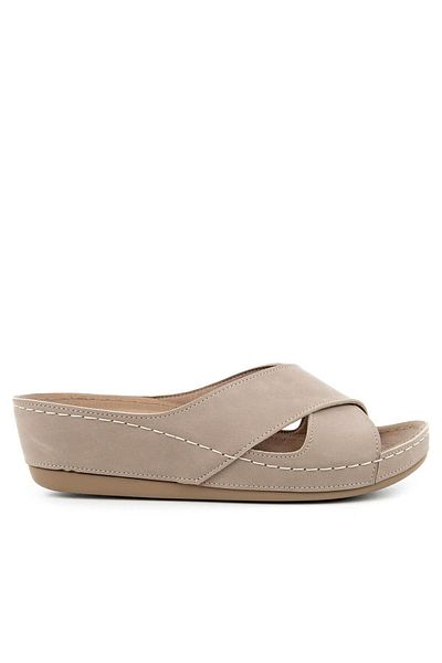 Muya Γυναικείες παντόφλες Active Anatomical Heel Spur Light Mink