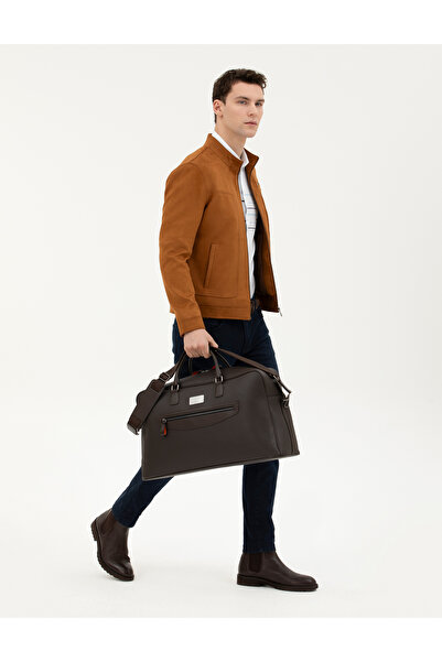 Pierre Cardin Erkek Kahverengi Spor Seyahat Çantası 50288755-VR029