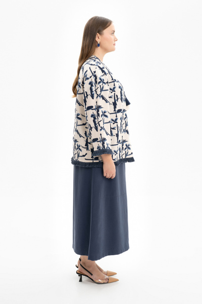 Aker Püskül Detaylı Desenli Tweenset