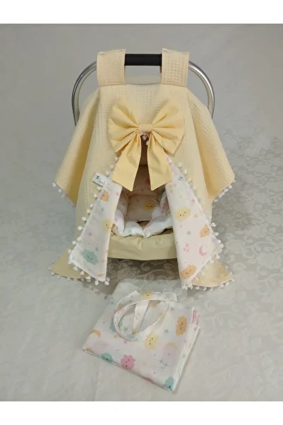 Wenaris Double-Sided Stroller Cover Stroller Cushion Stroller Sheet and Nursing Bib