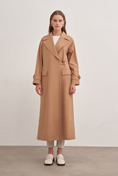 Aker 7177111 Tek Düğmeli Pardösü