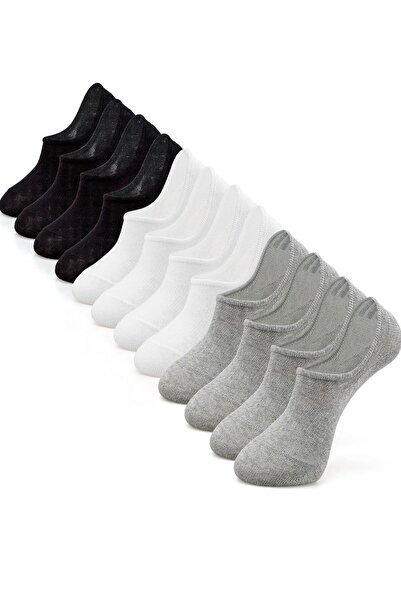 Çorap Bakkalı 12 perechi de șosete invizibile unisex în culori mixte