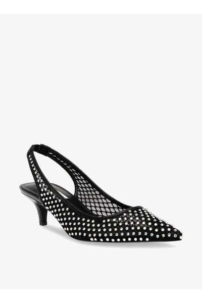 Steve Madden Women's Embellished Slip-On Mules with Kitten Heels