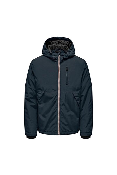 Only & Sons Ανδρικό παλτό Σκούρο Ναυτικό Μπλε 22025214