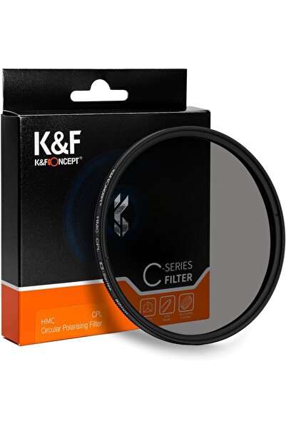 K&F CONCEPT 58mm Nano-C serisi HMC CPL Filtre - Slim Seri