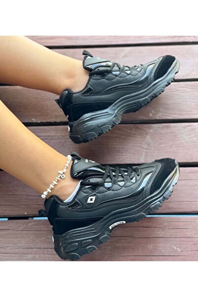 Kocamanlar Ayakkabı Solazer Lites Sneaker Unisex Spor Ayakkabı SİYAH