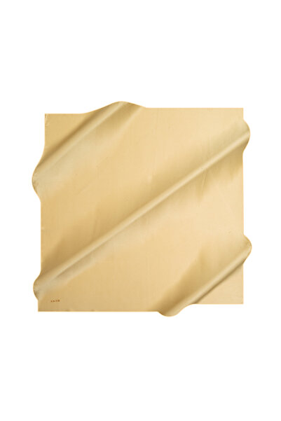 Aker وشاح من الساتان والكريب الحريري المغسول بلون سادة مقاس 90 × 90