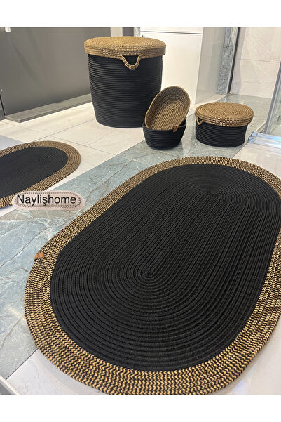 naylişhome 45x40cm kirli ,25x15cm makyaj sepetli banyo takımı. hediyelik, çey...