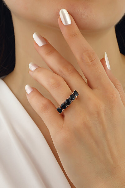 MySilvers Gümüş Onix Beştaş Yüzük