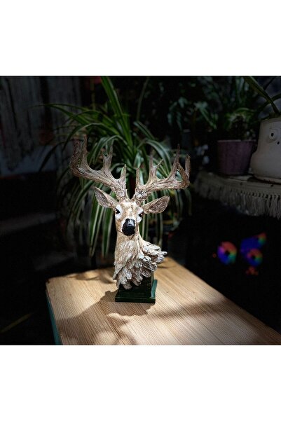 BOYAKAD geyik HEYKEL DEKORASYON OBJE EV