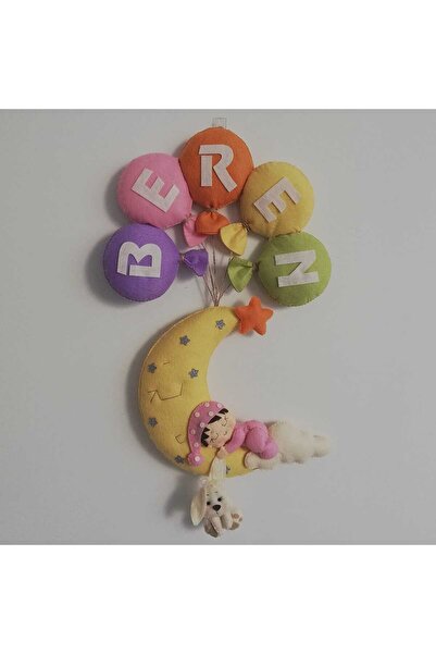 Keçevi Balon Temalı Kapı Süsü