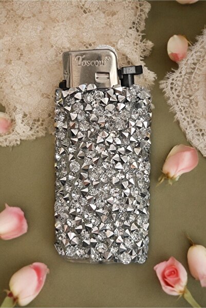 Toscow Kristal, Parlak, Tasarım, Kişiye Özel Çakmak , El Yapımı, Lüks, Mum Çakmağı, Gümüş