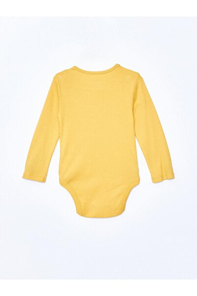 LC Waikiki LCW baby Bisiklet Yaka Kız Bebek Çıtçıtlı Body 2'li