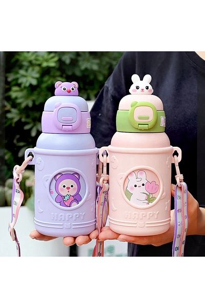 CNSZ 500ml Cute Stainless Steel Thermal Water Bottle - Thermos Feature