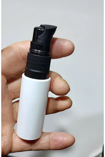 Sampex Set of 3 Refillable Blacklight Type Bottles - 30ml Empty Cream Lotion Black Pump Pet Plastic