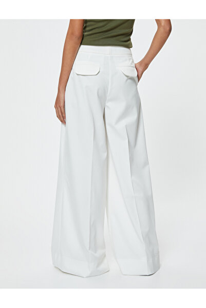 Koton Palazzo Pantolon Pileli Normal Bel