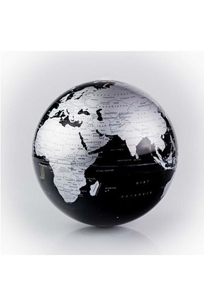Gürbüz Rotating Globe Physical 15 cm Black